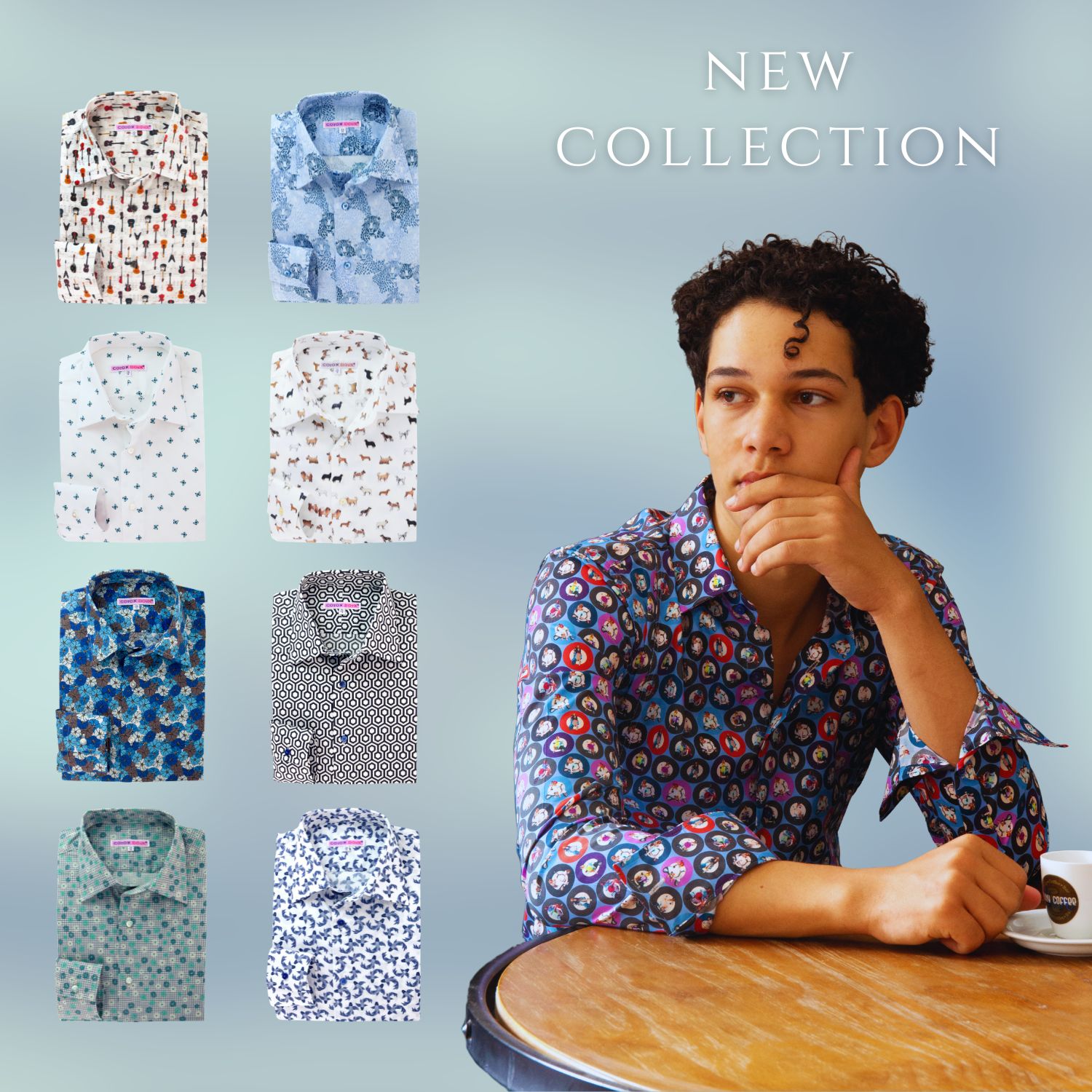 柄シャツ専門店｜パリのブランドCotonDoux/コトンドゥ公式通販